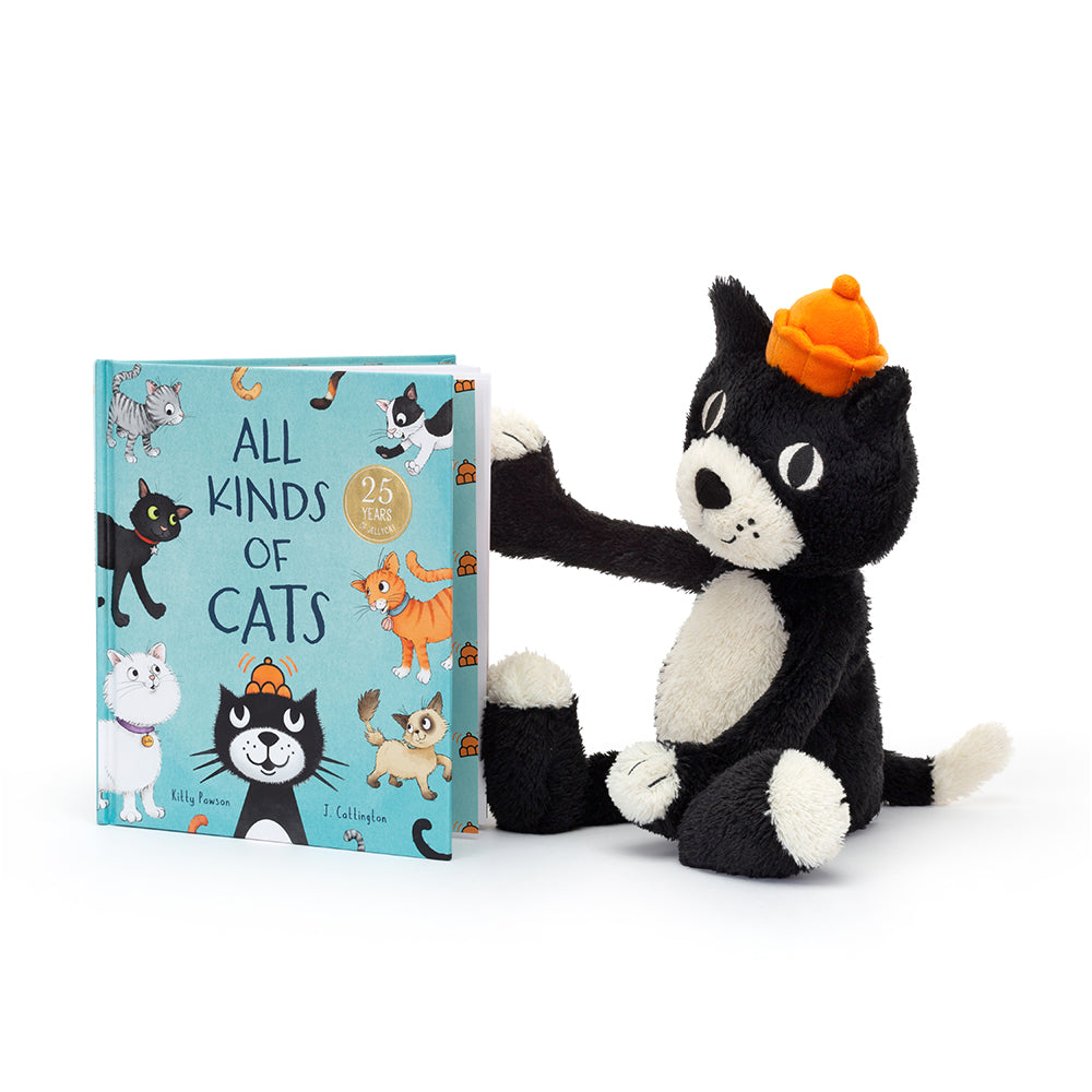 Jellycat All Kinds of Cats Book Brodie Countryfare