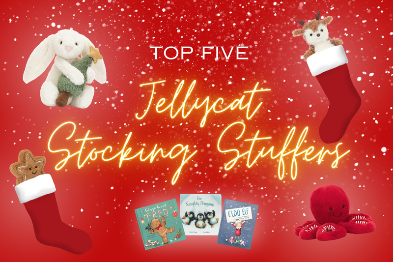 A banner image for the Jellycat Stocking Stuffers blog.