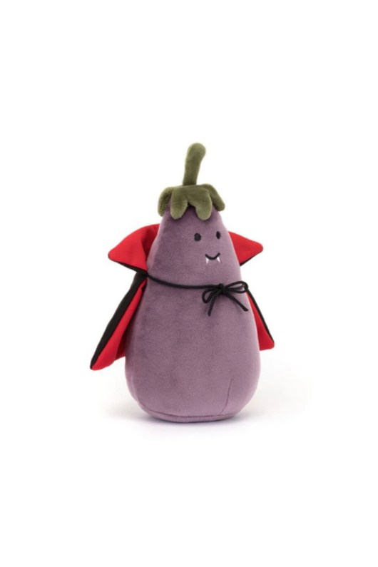 An image of the Jellycat Vivacious Aubergine Vampire.