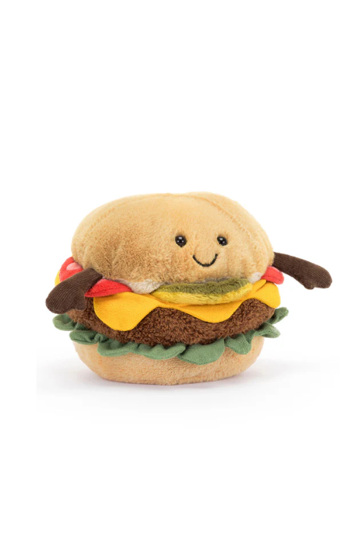 An image of the Jellycat Amuseables Burger