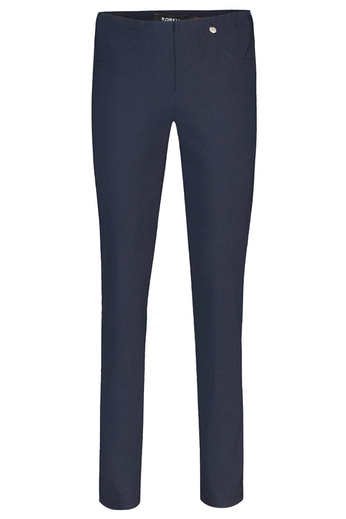 An image of the Robell Bella Trousers in Navy.