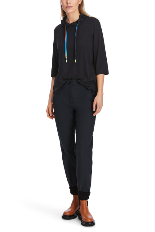 An image of the Marc Cain Sports Blouse in Midnight Blue.