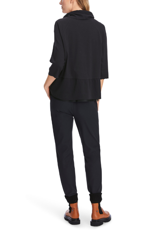 An image of the Marc Cain Sports Blouse in Midnight Blue.