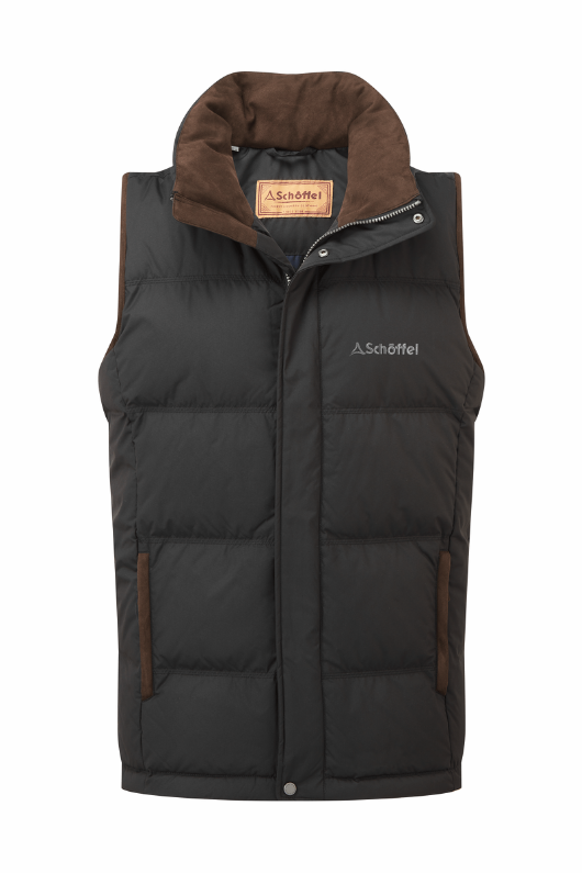 An image of the Twickenham II Gilet in Charcoal.