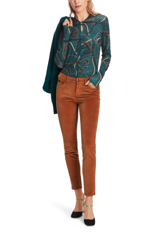 An image of the Marc Cain SILVI Trousers in Spice.