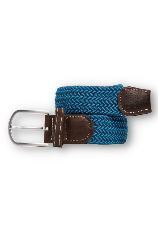 An image of the Fine Woven Belt in Royal Blue.