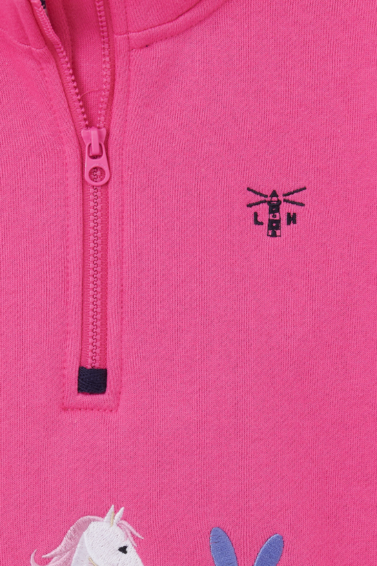 An image of the Lighthouse Robyn Jersey in Pink & Horse.