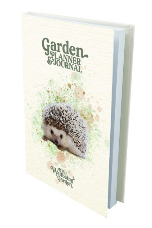 An image of the My Wellbeing Garden Planner & Journal in the style Hedgehog.