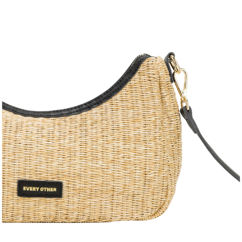 An image of the Every Other Single Strap Curved Top Baguette Bag