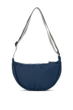 An image of the ROKA London Farringdon Crossbody in Midnight.