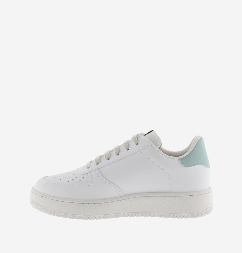 An image of the Victoria Madrid Contrast Faux Leather Trainer