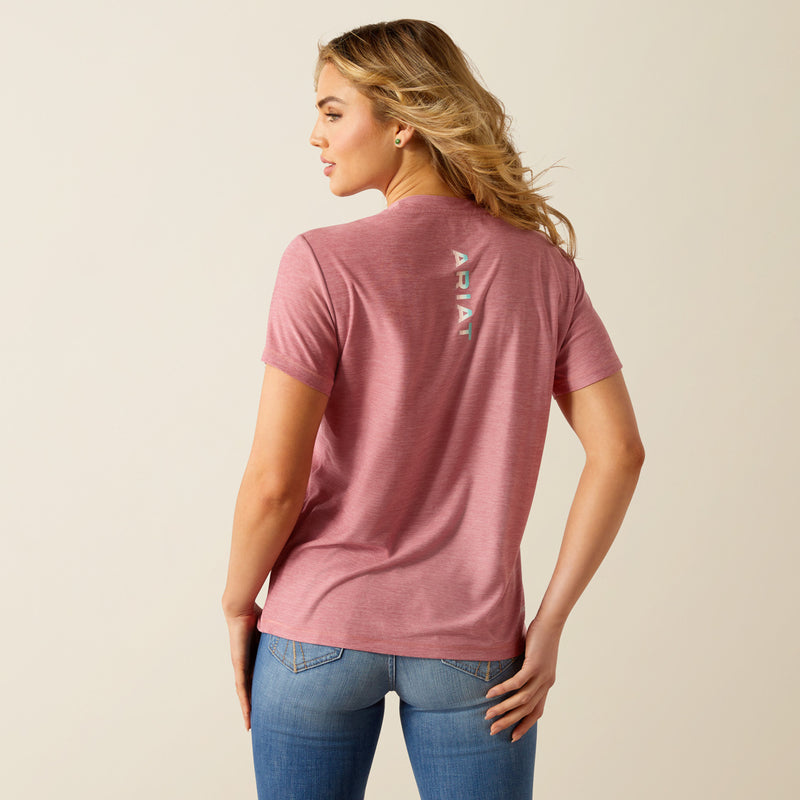 An image of the Ariat Laguna Logo Short Sleeve Top