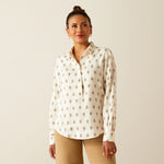 An image of the Ariat Pocklington Blouse