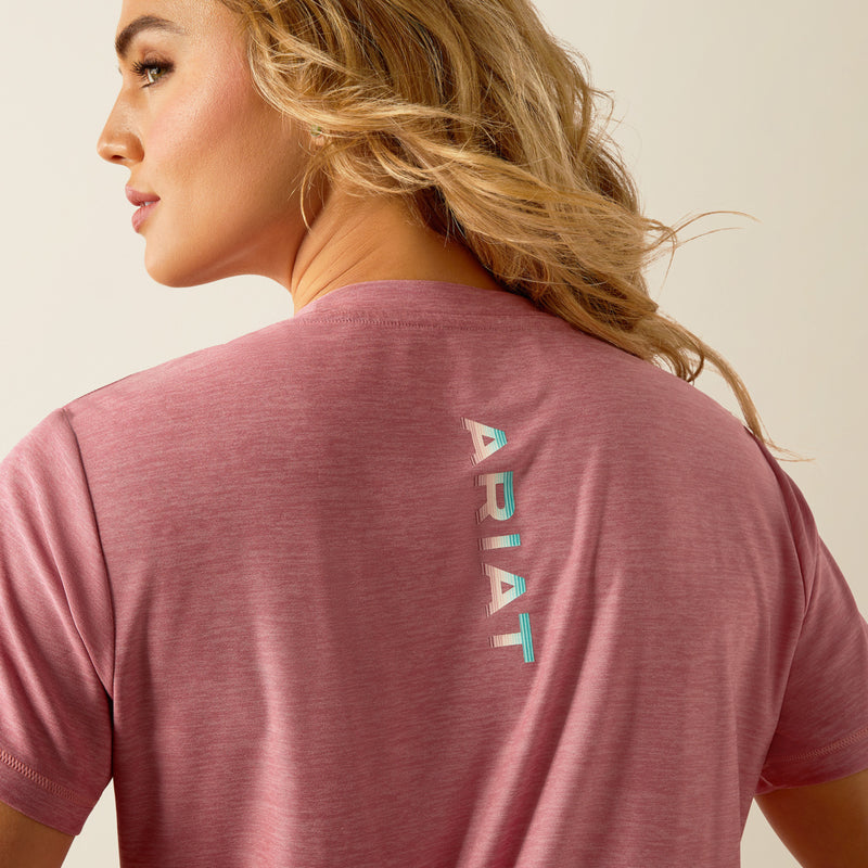 An image of the Ariat Laguna Logo Short Sleeve Top