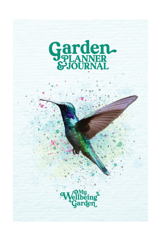 An image of the My Wellbeing Garden Planner & Journal in the style Hummingbird.