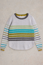 An image of the White Stuff Talia Nep Jumper in Natural Multi.