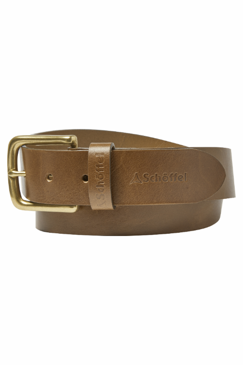 An image of the Schoffel Castleton Leather Belt in Chestnut.