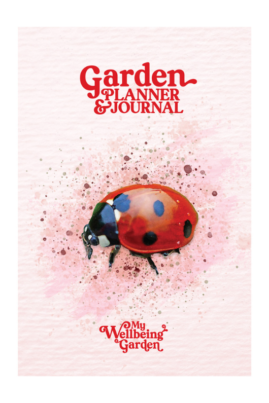 An image of the My Wellbeing Garden Planner & Journal in the style Ladybird.