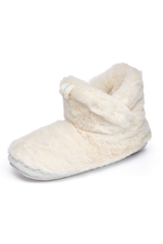 An image of the Bedroom Athletics Harriet Faux Fur Slipper Boots in Cream.