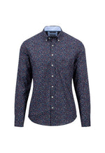 An image of the Fynch Hatton Premium Floral Print Shirt in Navy.