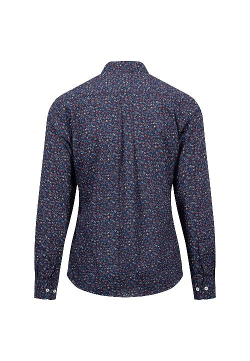 An image of the Fynch Hatton Premium Floral Print Shirt in Navy.