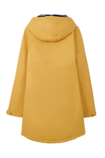 An image of the Lighthouse Eva Long Ladies Coat in Antique Gold.