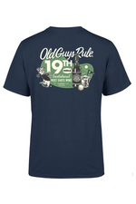 An image of the Old Guys Rule 19th Hole Invitational T-Shirt in Blue Dusk.