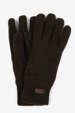 An image of the Barbour Carlton Gloves in Dark Green.