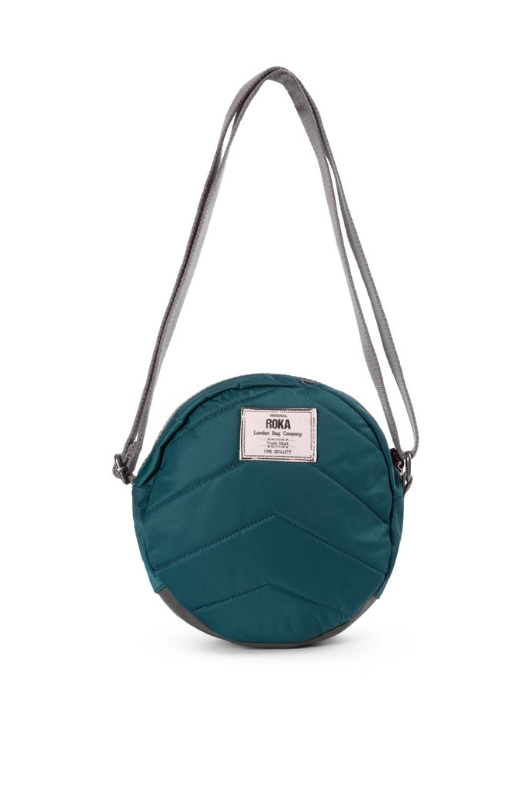 An image of the ROKA London Paddington B Crossbody in Teal.