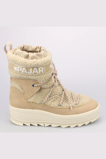 An image of the Pajar Galaxy Llama Boots in Beige.