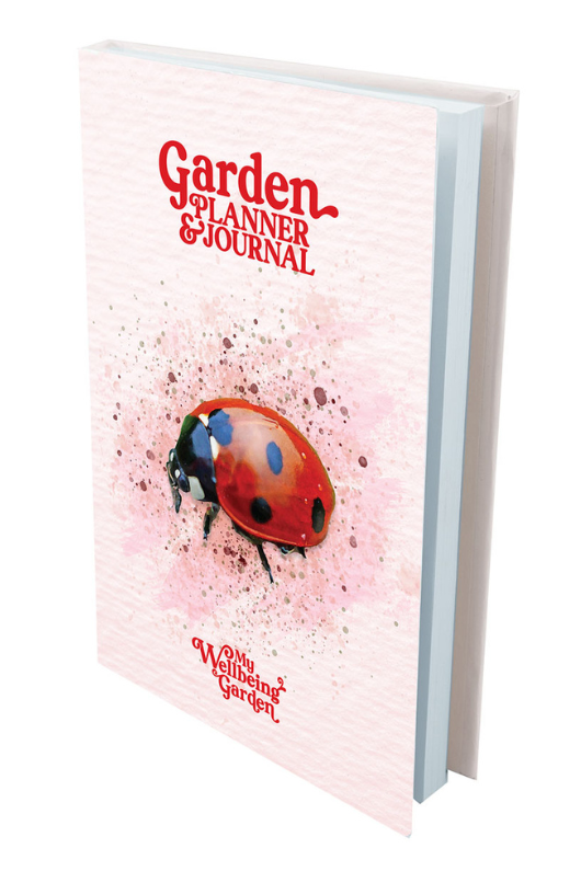 An image of the My Wellbeing Garden Planner & Journal in the style Ladybird.