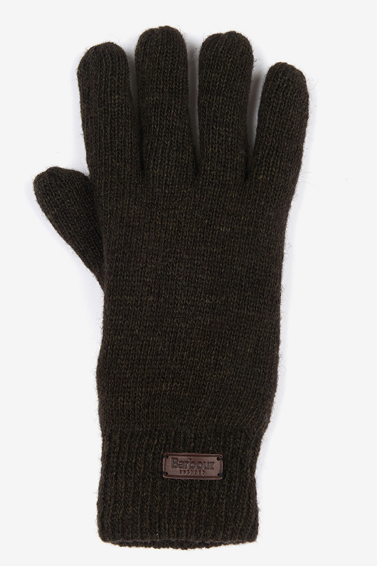 An image of the Barbour Carlton Gloves in Dark Green.