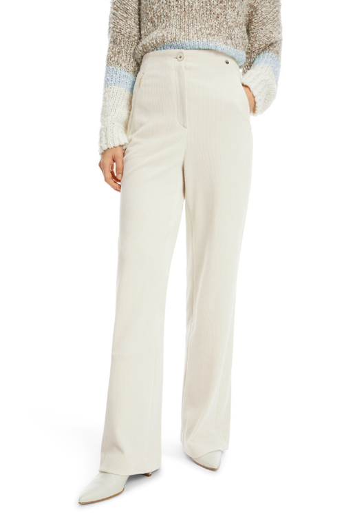 An image of the Marc Cain Wide Trousers in Smoke.