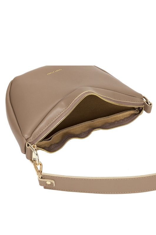 An image of the Every Other Large Slouch Bag in Taupe.