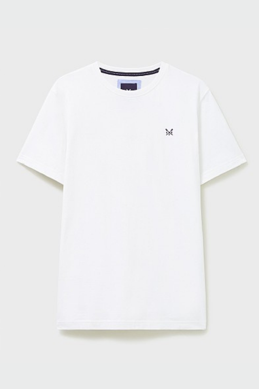 An image of the Crew Clothing Classic T-Shirt in Heritage White.