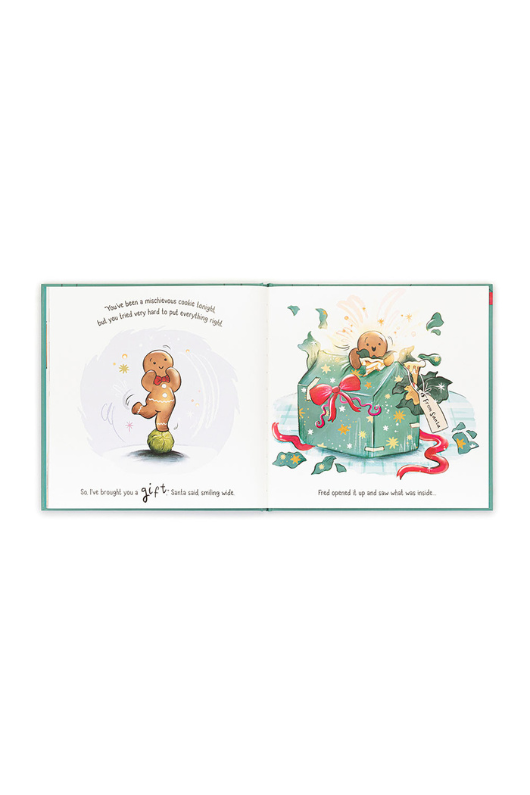 An image of the Jellycat Gingerbread Fred Book.