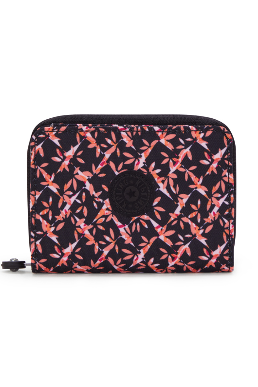 An image of the Kipling Money Love Wallet in Dancing Bouquet.