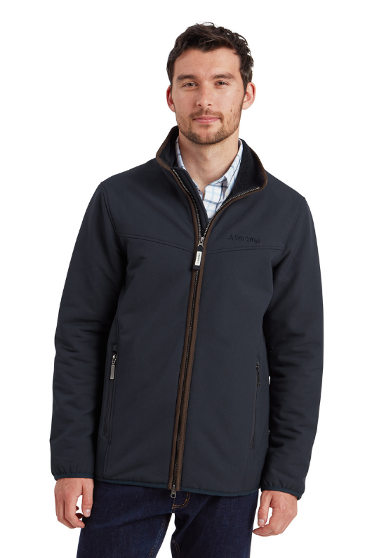 An image of the Schoffel Burrough Jacket in Navy.