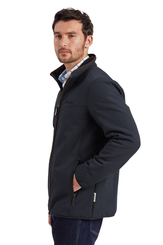 An image of the Schoffel Burrough Jacket in Navy.