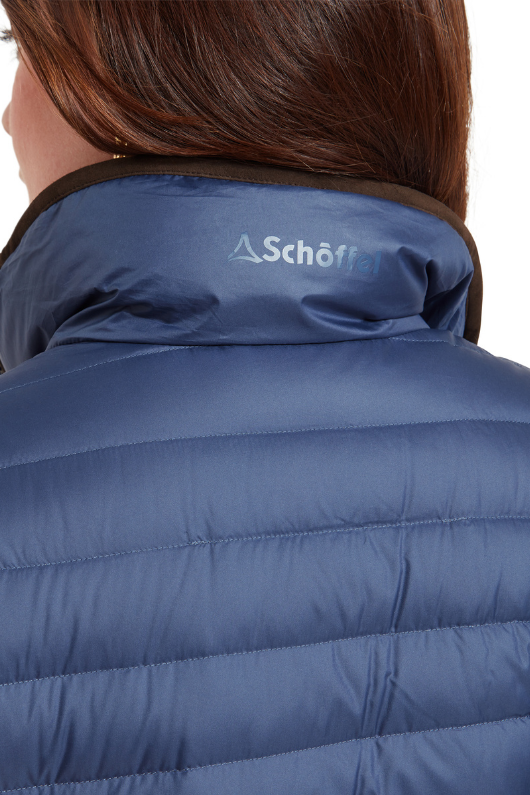 An image of the Schoffel Hambleton Down Jacket in Stone Blue.