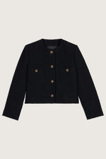 An image of the BA&SH Meredith Jacket in Black.