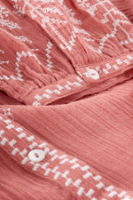 An image of the BA&SH Duha Shirt in Pink Blush.