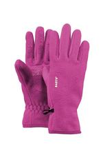 An image of the Barts Kids Fleece Gloves in the colour Fuchsia.