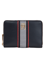 An image of the Tommy Hilfiger Fresh Corporate Wallet in Space Blue.