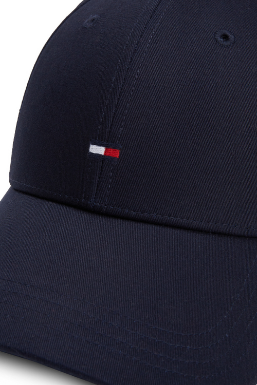 An image of the Tommy Hilfiger Essential Flag Cap in Space Blue.