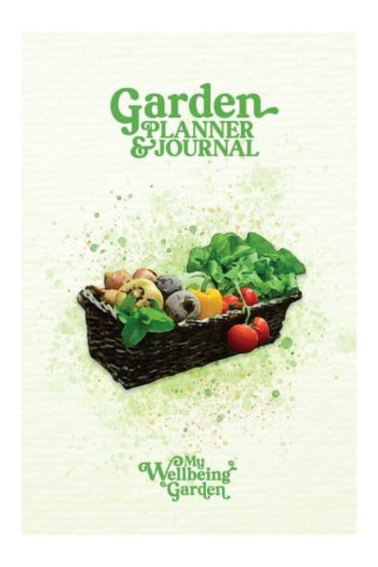 An image of the My Wellbeing Garden Planner & Journal in the style Vegetables.