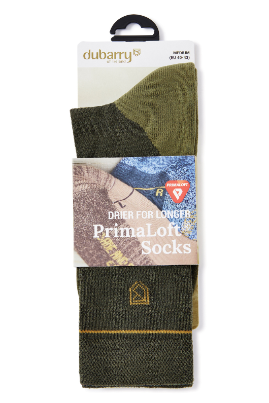 An image of the Dubarry Tintern Socks in Olive.