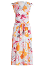 An image of the Betty Barclay Sleeveless Midi Dress in the colour Grey Rose.