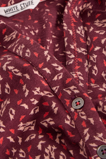 An image of the White Stuff Annie Jersey Shirt in Plum Print.