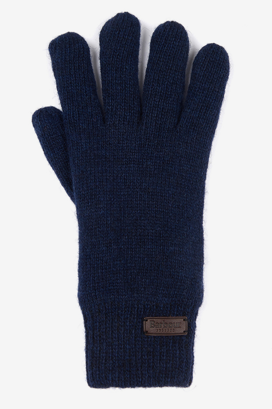 An image of the Barbour Carlton Gloves in Navy.